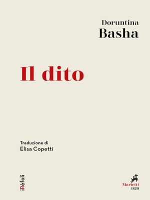 cover image of Il dito
